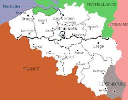 belgian map
