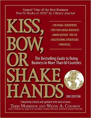 kiss bow or shake hands